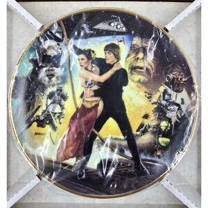 Star Wars Return Of The Jedi Hamilton Collection Collector Plate Luke Skywalker